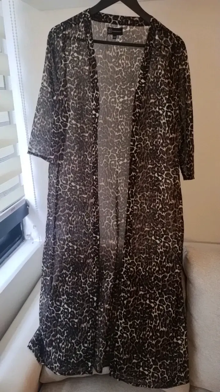 Kimono largo estampado animal print - 1