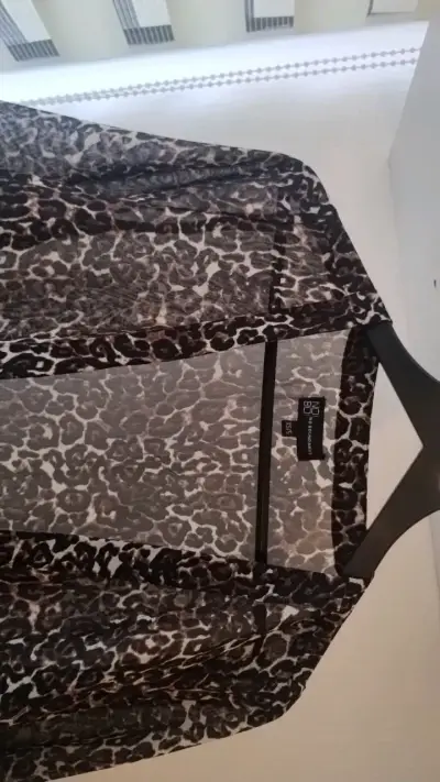 Kimono largo estampado animal print - miniatura 2