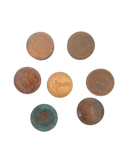 Colección de Monedas Antiguas de Chile de 1 peso - miniatura 2