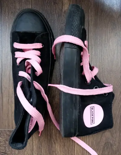 Zapatillas negras K-pop Black Pink - miniatura 1