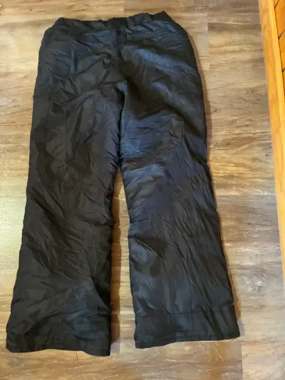 Pantalones de esquí negros unisex talla 14-16 - miniatura 3