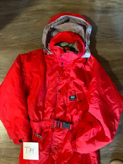 Traje de nieve rojo para invierno talla 14 unisex - miniatura 2