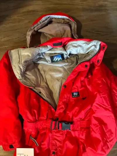 Traje de nieve rojo para invierno talla 14 unisex - miniatura 3
