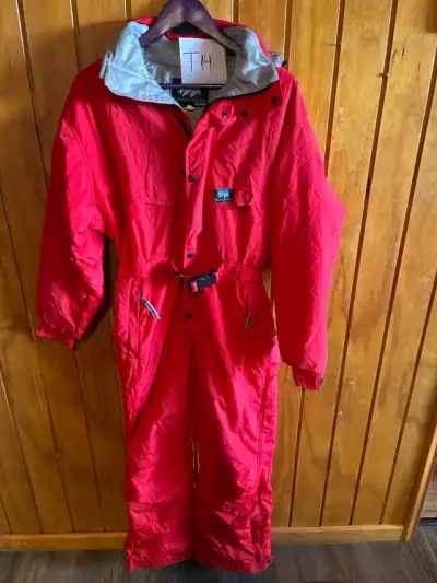 Traje de nieve rojo para invierno talla 14 unisex - miniatura 4