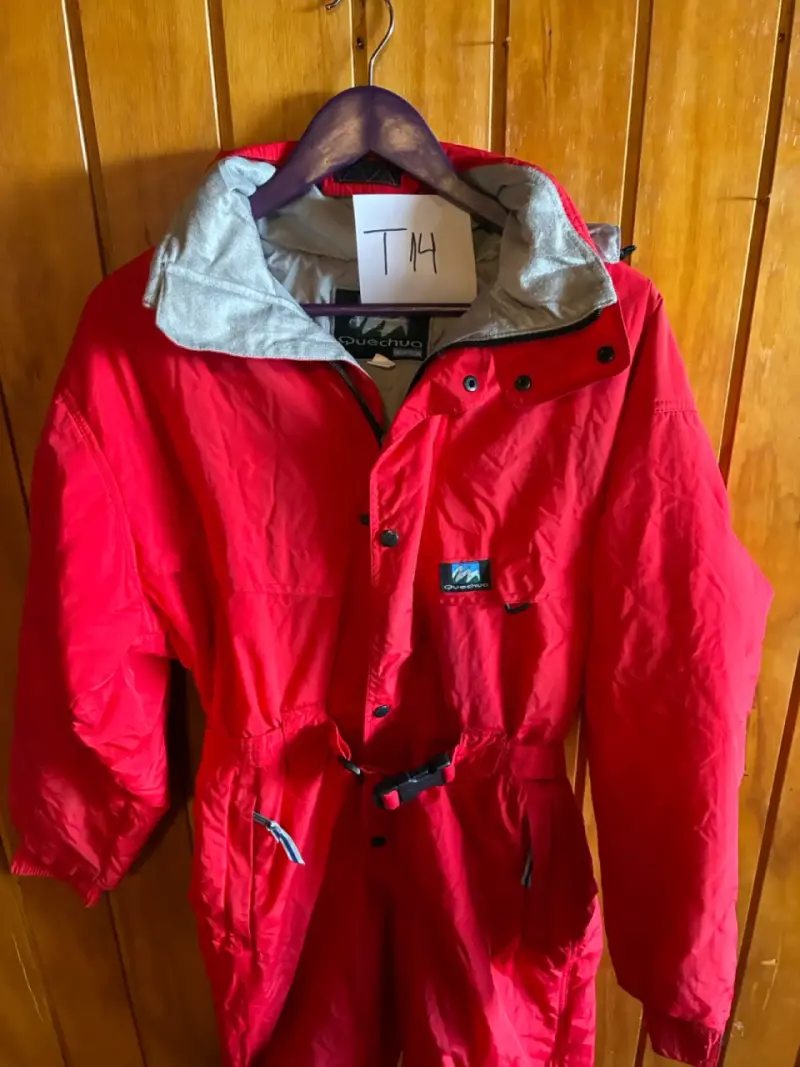 Traje de nieve rojo para invierno talla 14 unisex - 5