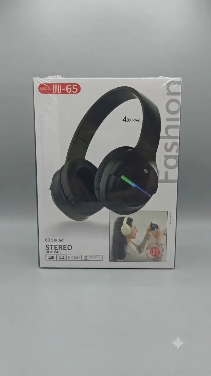 Auriculares estéreo 6D Sound modelo UID-65