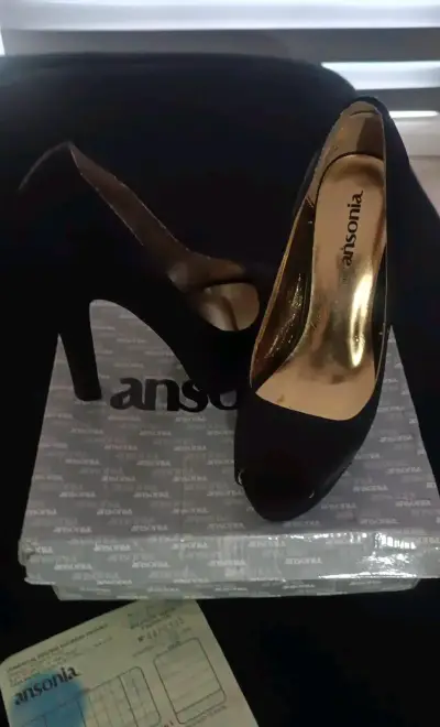 Zapatos de Tacón Alto Ansonia Negros - miniatura 2
