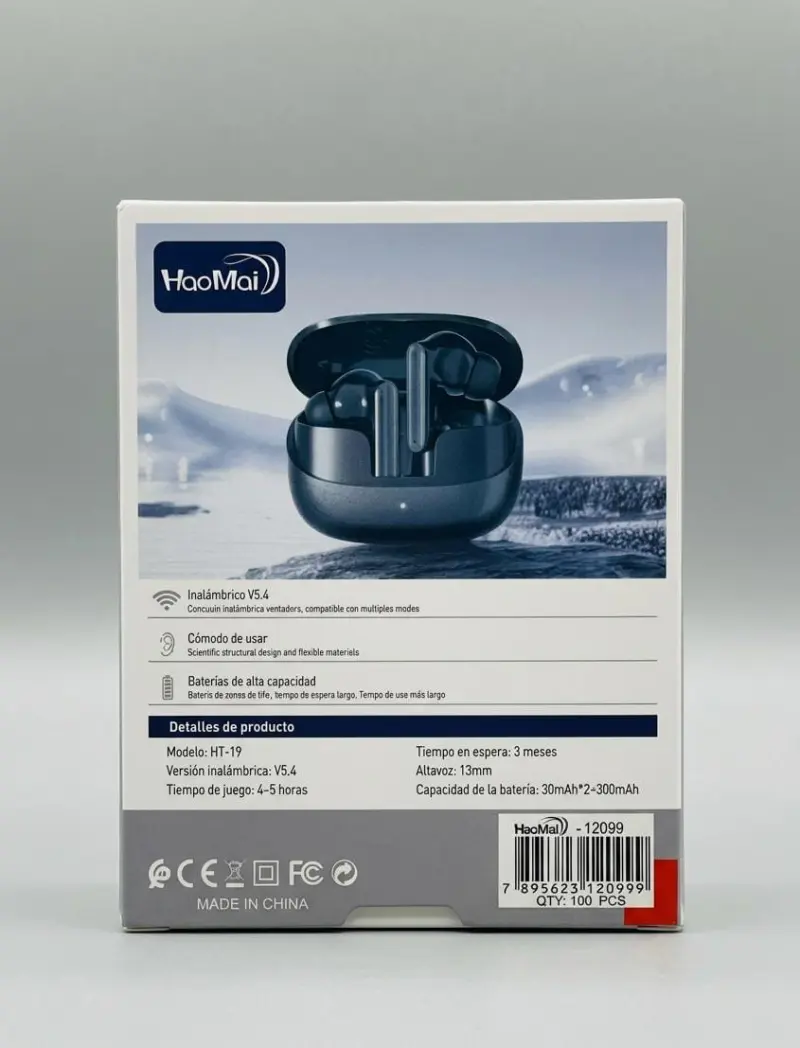 Auriculares inalámbricos HaoMai Buds HT19 con micrófono - 2