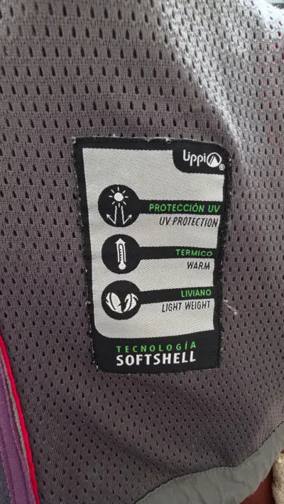 Chaqueta softshell roja Upp talla Xs Marca Lippi - miniatura 3