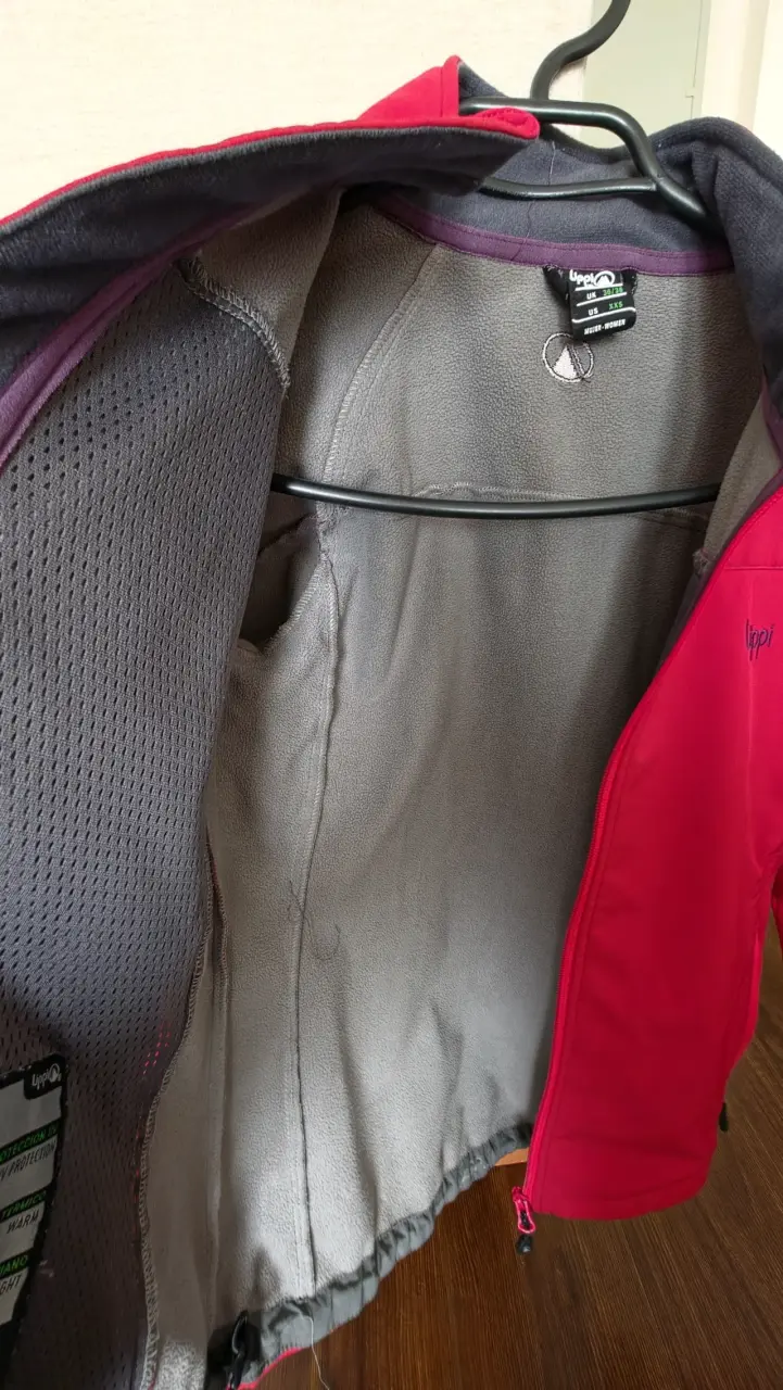 Chaqueta softshell roja Upp talla Xs Marca Lippi - 4