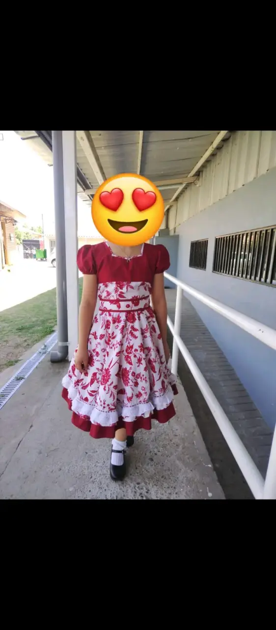Vestido de huasa talla 10 - 1