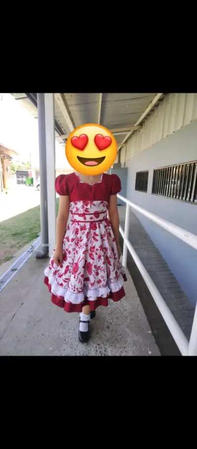 Vestido de huasa talla 10 - miniatura 1