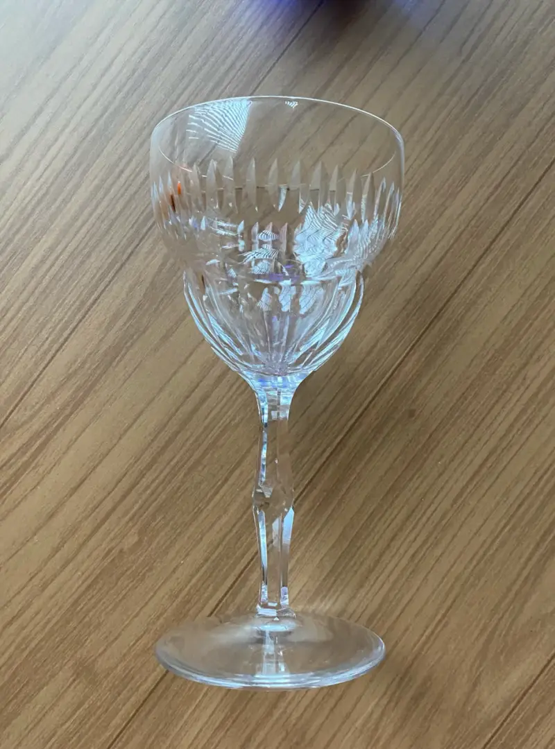 Copas de cristal tallado set de 4 - 4