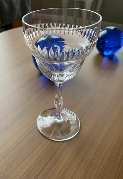 Copas  de cristal tallado set de 4 - miniatura 5
