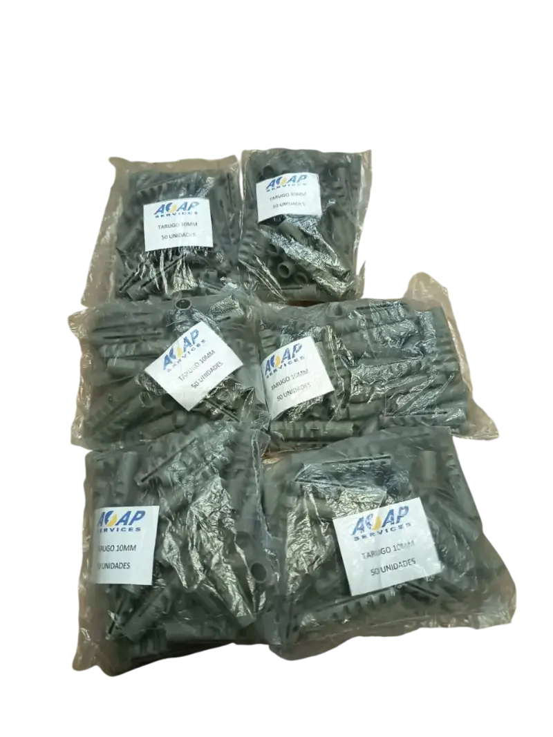 Pack 6 Bolsas Tarugo Plastico 10mm (300u) - 1