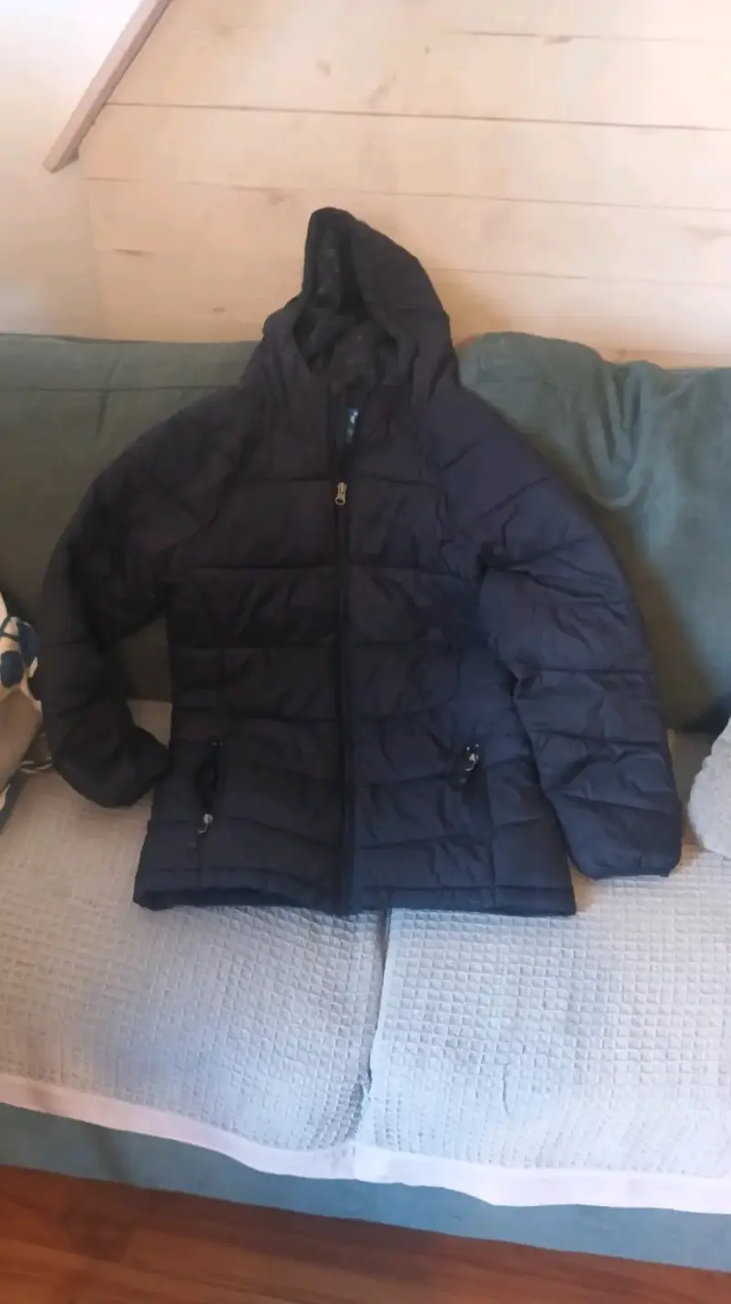 Colegio: Chaqueta azul con capucha talla 14