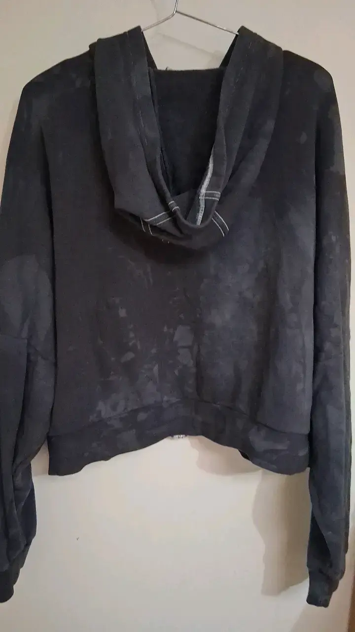 Polerón con capucha Adidas negro unisex - 2