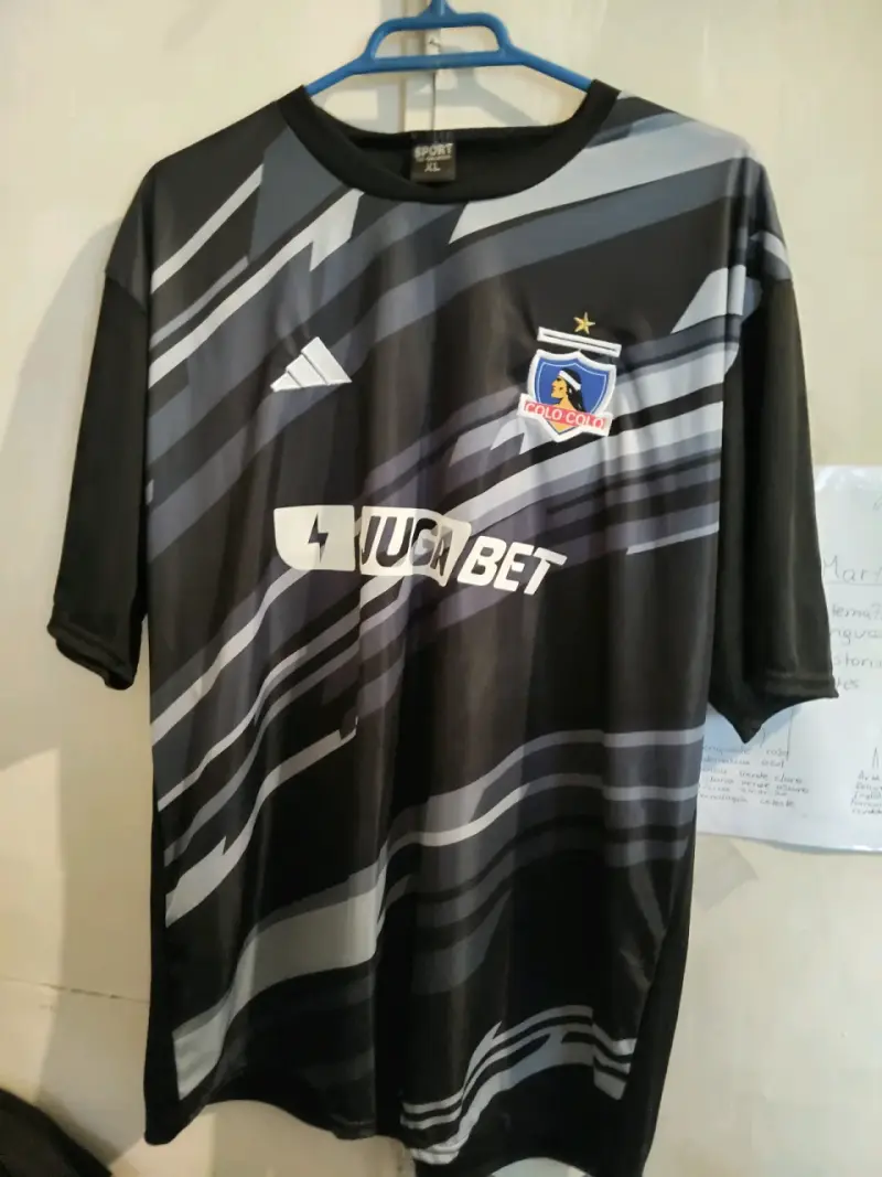 Camiseta de fútbol Colo Colo negra XL - 1