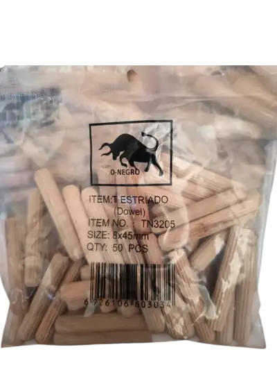 Pack 10 Bolsas Tarugo Madera 8x45mm (500u) - miniatura 3
