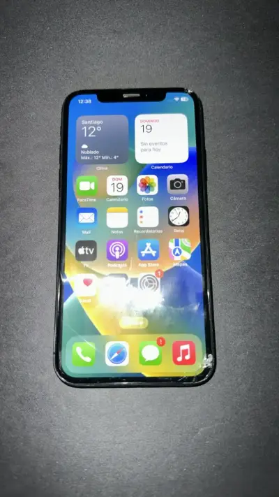iPhone X, Negro, 64GB, funcional. - miniatura 1