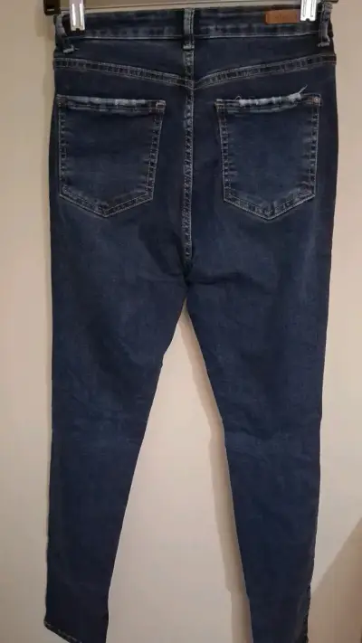 Jeans pitillo Efesis desgastados para mujer - miniatura 2