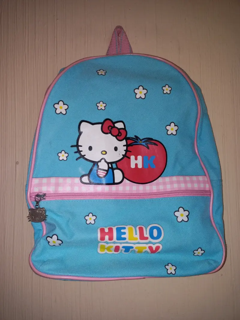 Mochila Hello Kitty azul para niños - 1