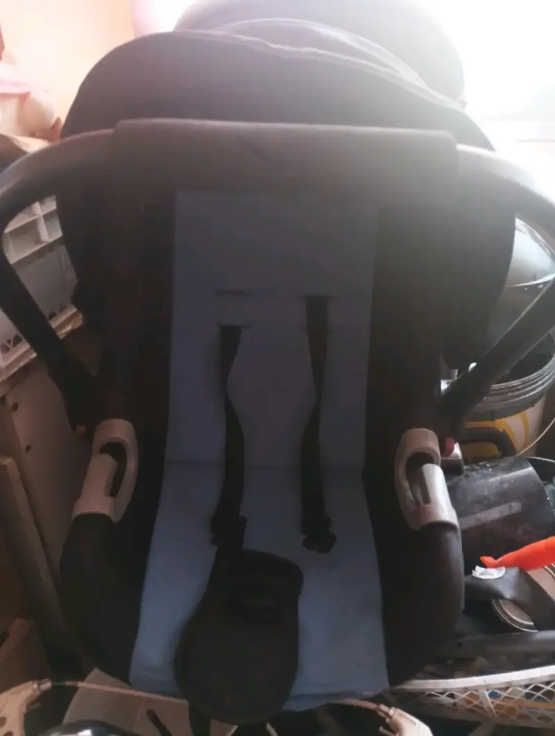 Silla de auto para bebé color azul - 1
