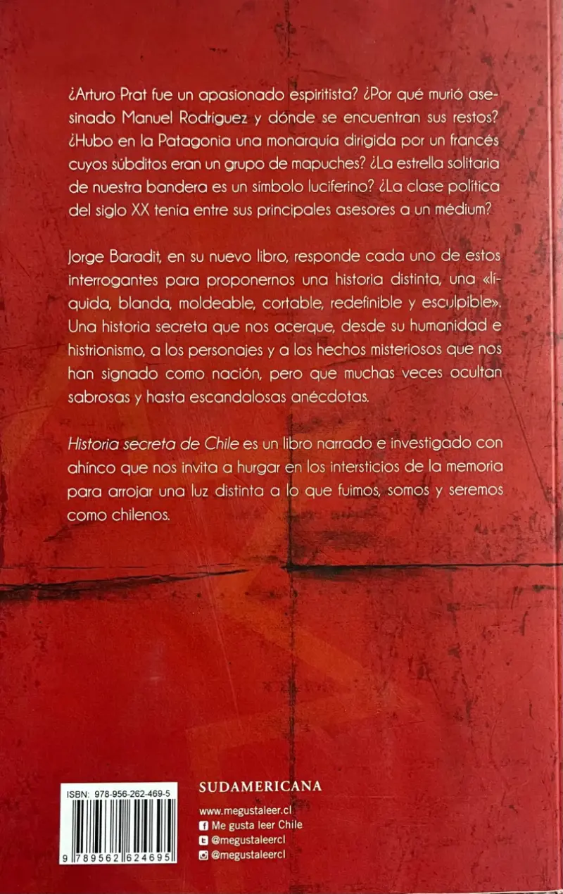 Libro Historia Secreta de Chile por Jorge Baradit - 2