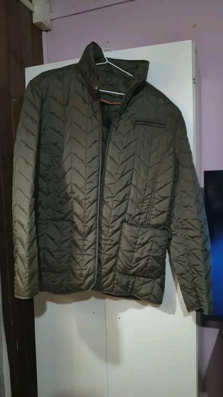 Chaqueta acolchada verde para hombre - 1