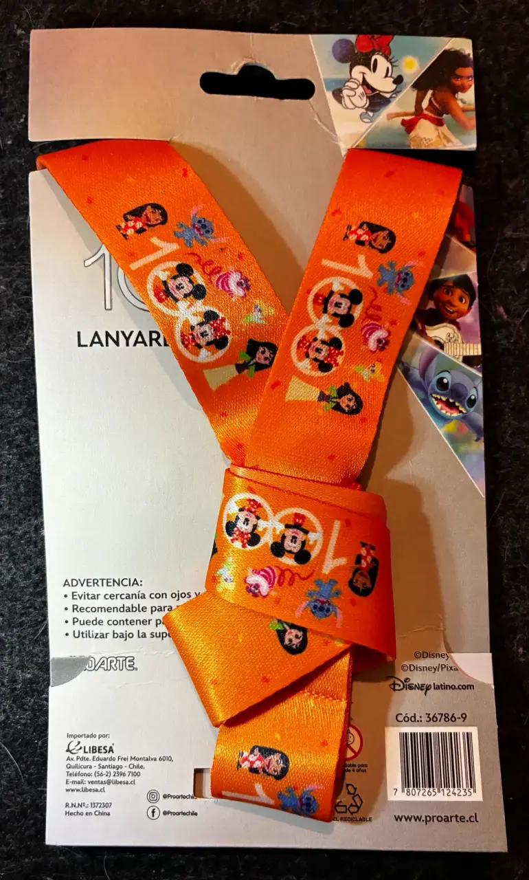 Lanyard Disney 100 con 4 Pines Proarte - 2