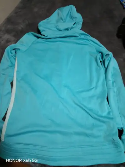 Chaqueta Nike Therma-Fit azul con capucha - miniatura 2