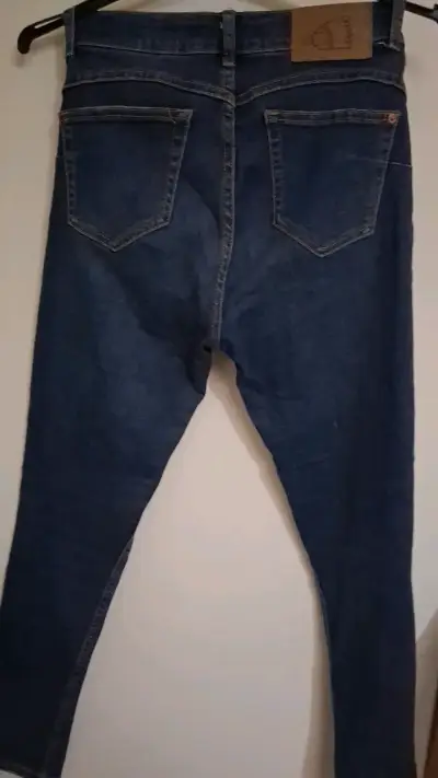 Jeans azul oscuro Americano para mujer - miniatura 2