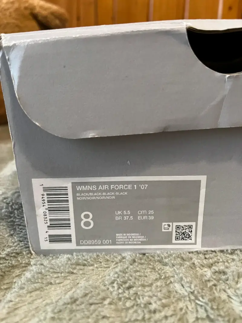 Zapatillas deportivas negras Nike Air Force 1 - 2