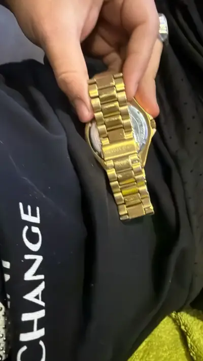 Reloj dorado Michael Kors para hombre - miniatura 3