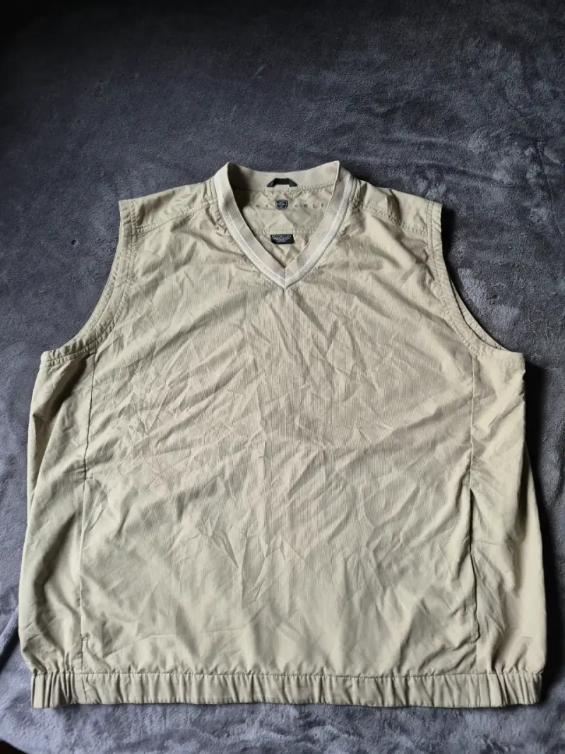 Chaleco sin mangas beige nike para hombre - 1