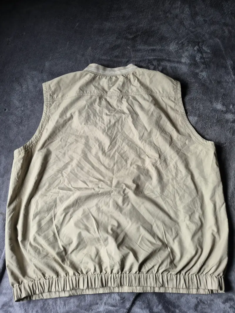 Chaleco sin mangas beige nike para hombre - 2