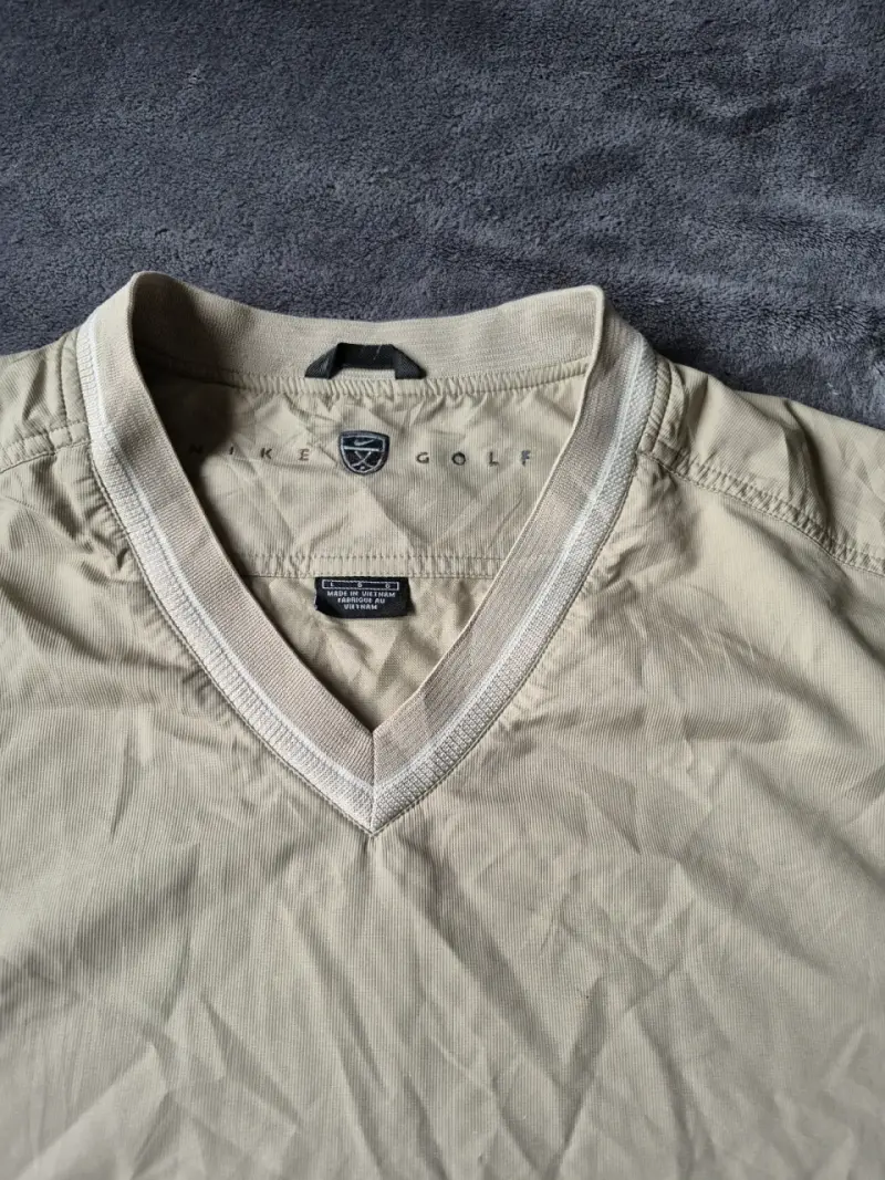 Chaleco sin mangas beige nike para hombre - 4