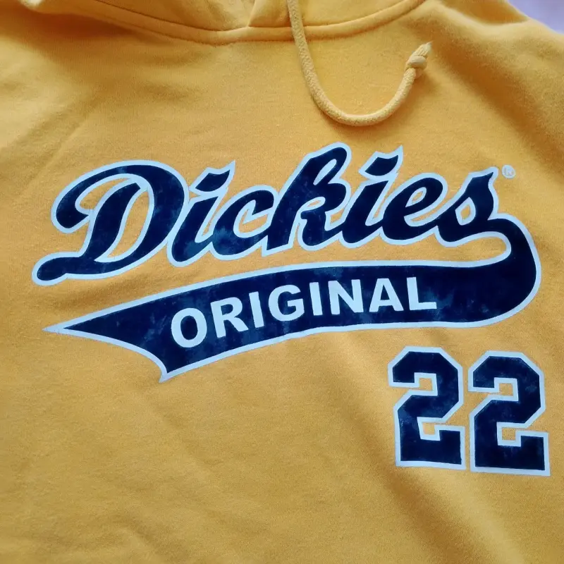 ✅ Polerón con capucha Dickies amarillo original - 5