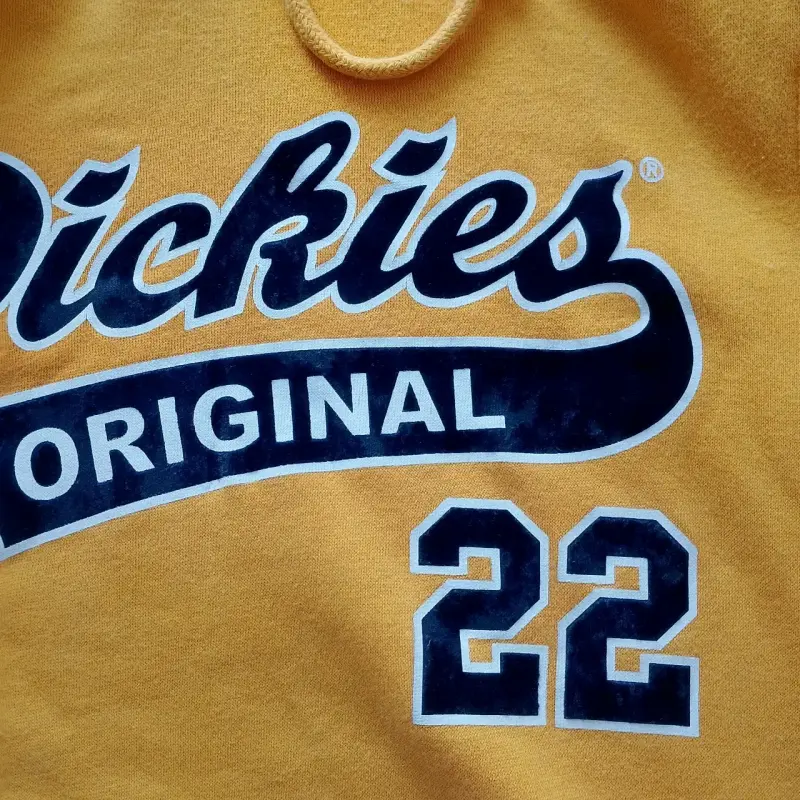 ✅ Polerón con capucha Dickies amarillo original - 6