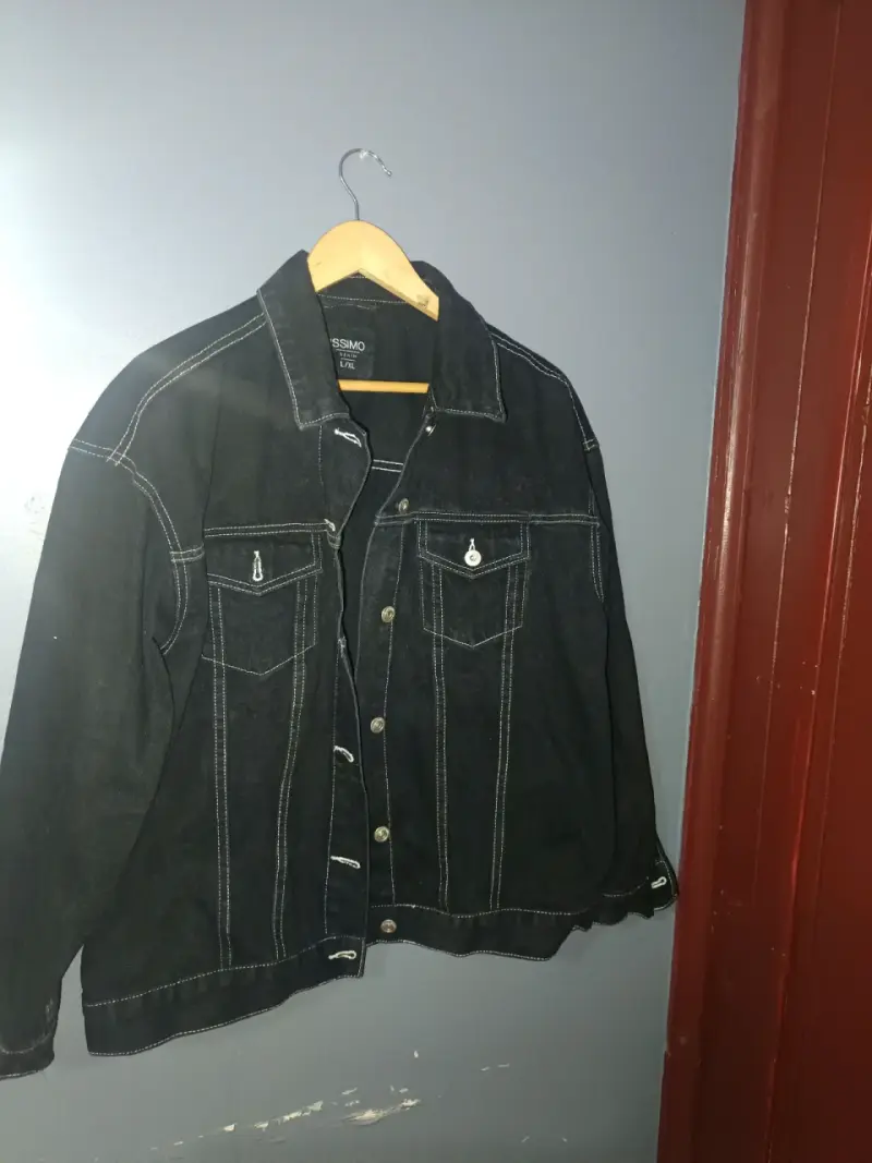 Chaqueta de mezclilla negra Issimo - 2