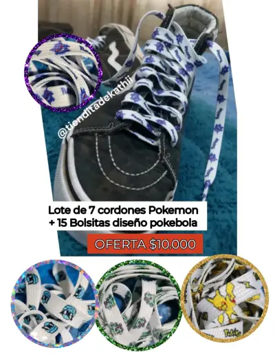 Lote de Cordones Pokémon - miniatura 6