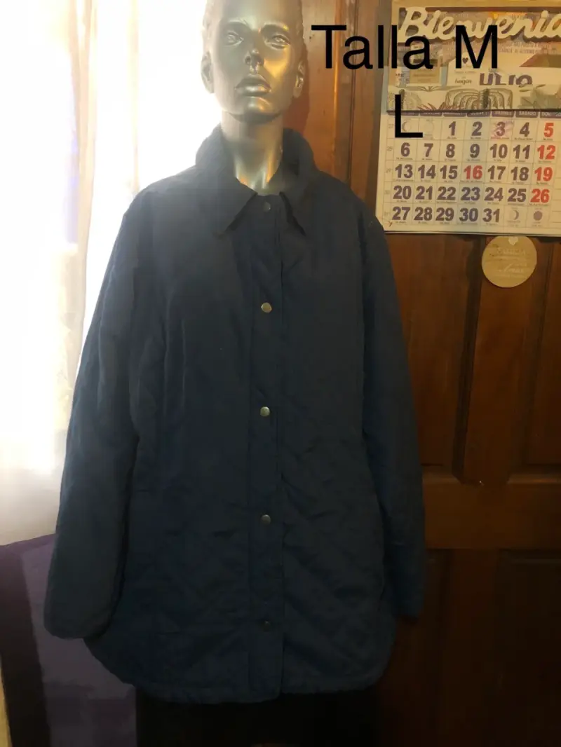 Chaqueta acolchada azul talla M