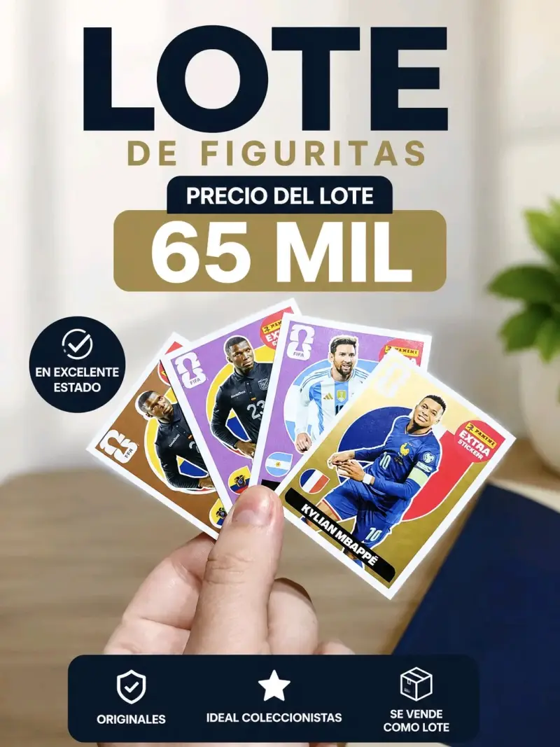 Lote de figuritas extras