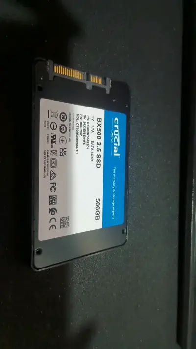 Disco SSD Crucial BX500 500GB 2.5 pulgadas - miniatura 1