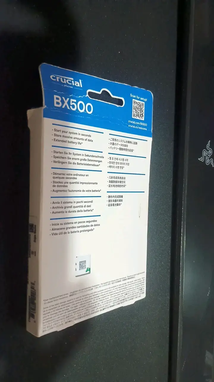 Disco SSD Crucial BX500 500GB 2.5 pulgadas - 3