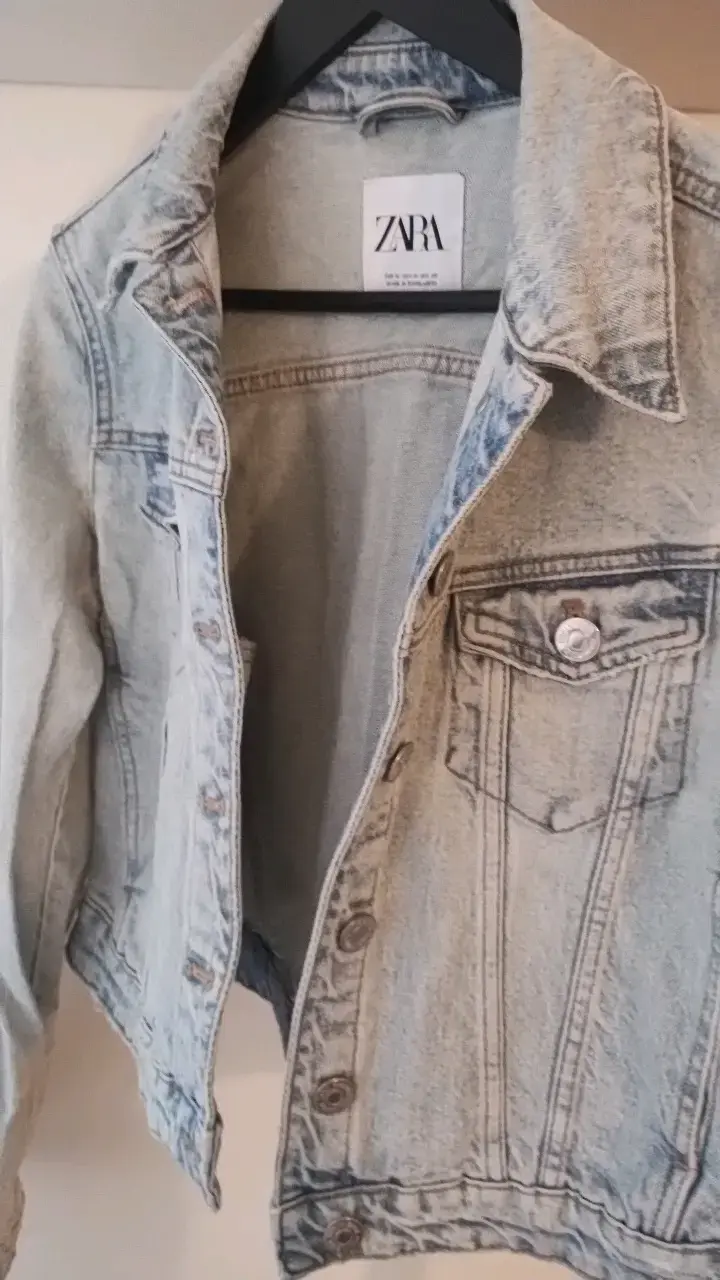 Chaqueta de mezclilla Zara para mujer - 1