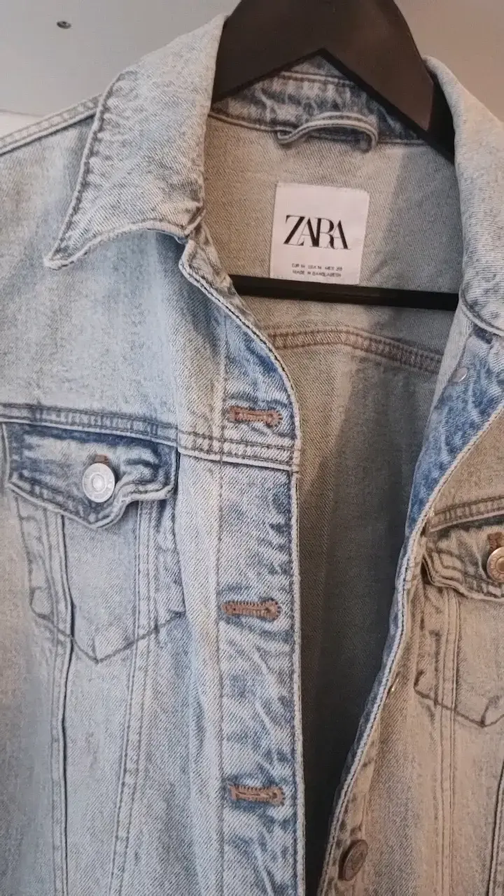 Chaqueta de mezclilla Zara para mujer - 2