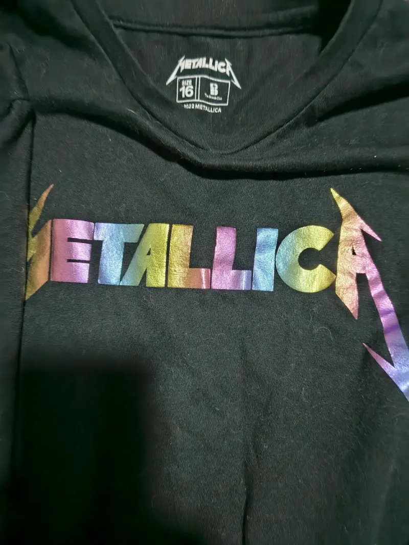Polera Metallica negra manga larga niña 16 - 2