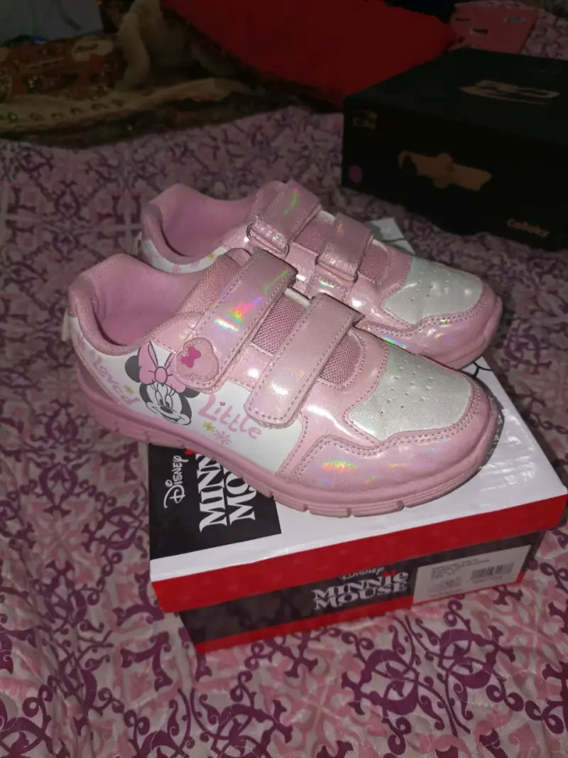 Zapatillas Minnie Mouse Niña Rosadas nro 31 - 1