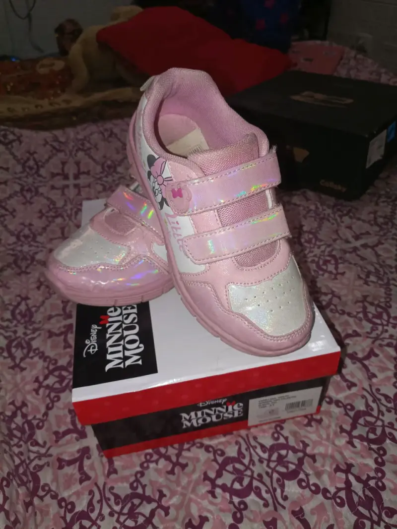 Zapatillas Minnie Mouse Niña Rosadas nro 31 - 2